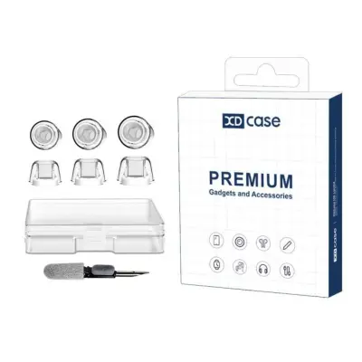 Tekući silikonski nastavci za AirPods Pro 3, prozirni i ergonomski