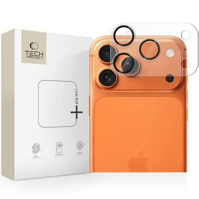 Tech-Protect CamFull Fit+ zaštita kamere za iPhone 17 Pro mat prozirna