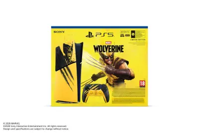 PlayStation 5 Digital Edition E chassis Marvel’s Wolverine Battle Yellow Limited Edition VCH
