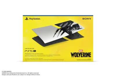 Poklopac za PlayStation 5 Pro konzolu Marvel’s Wolverine Adamantium Limited Edition