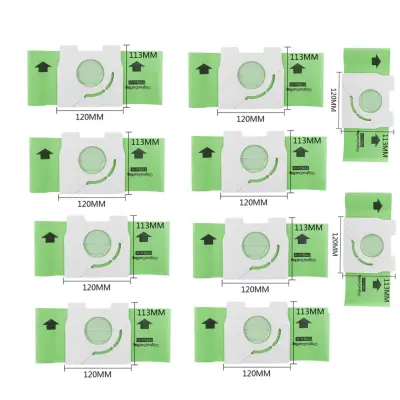 Papirnate vrećice C-13, 10 kom, kompatibilne s Panasonic usisavačima Green