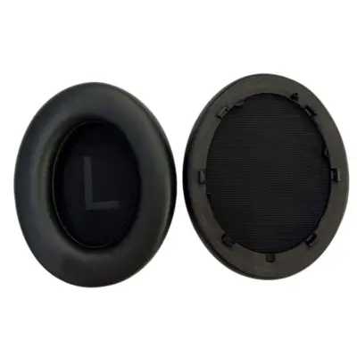 Zamjenski jastučići za QCY H3 PRO, proteinska koža, 2 kom Black