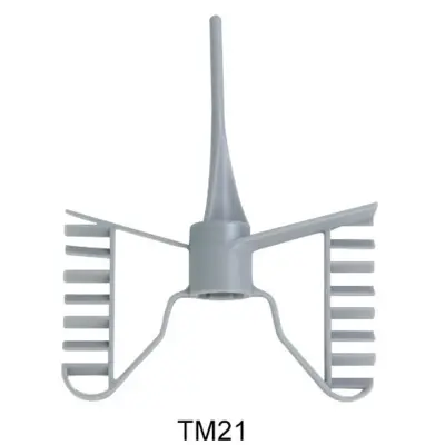 Zamjenski metličasti nastavak za Thermomix TM21, plastični, sivi