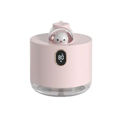 Ambijentalni ovlaživač u obliku svemirskog broda, 500mL, 2000mAh Pink