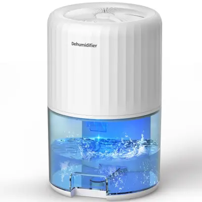 Prijenosni termoelektrični odvlaživač zraka 350mL/D, 2L, tihi LED