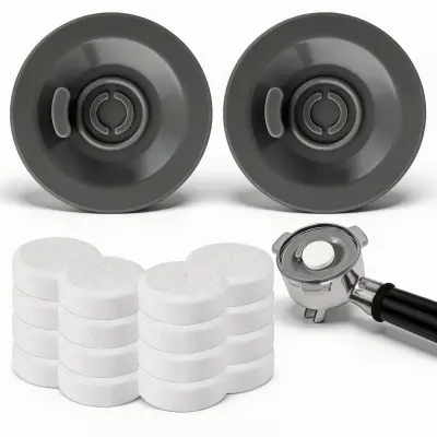 Set za ispiranje 54mm: 2 silikonske pločice i 16 tableta