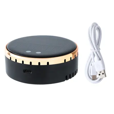 Solarni pročistač zraka za auto i dom, USB-5V, negativni ioni Gold