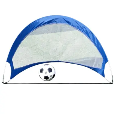 Prijenosni sklopivi vodootporan nogometni gol,150.00cm x 90.00cm x 90.00cm Blue