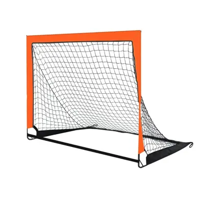 Prijenosni sklopivi nogometni gol 120x90x90 cm, 7mm fiberglas Orange