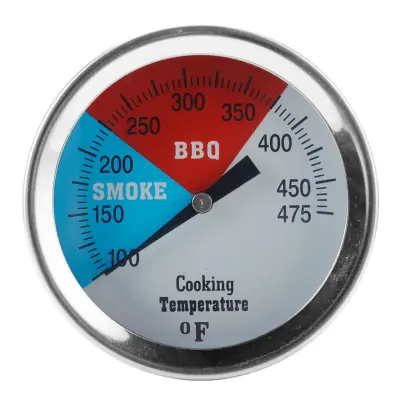 Bimetalni termometar s brojčanikom - nehrđajući čelik, analogni termometar za roštilj i pećnicu za BBQ, smoker i bojler (100~450)