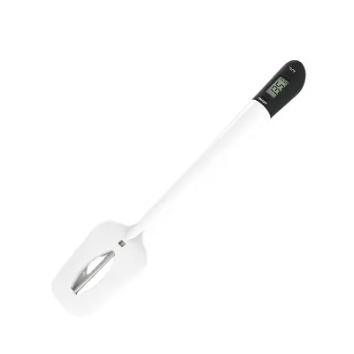 Digitalna kuhinjska spatula s termometrom za kuhanje i pečenje Crna