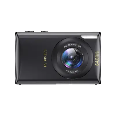 Multifunkcijska kamera s MP3 — 64MP, 4K, 1200mAh, kompaktna Black