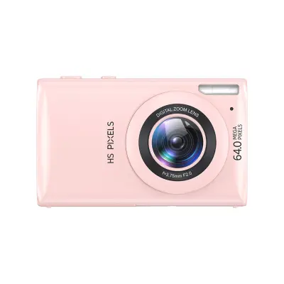 Multifunkcijska kamera s MP3 — 64MP, 4K, 1200mAh, kompaktna Pink