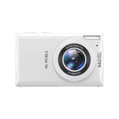 Multifunkcijska kamera s MP3 — 64MP, 4K, 1200mAh, kompaktna White