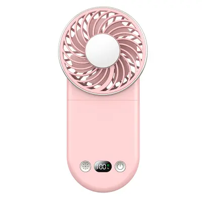 Sklopivi ventilator s digitalnim zaslonom i hlađenjem Ružičasta