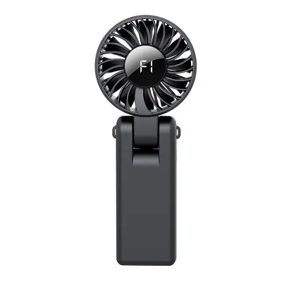 Ručni sklopivi ventilator YL11 – prijenosan, snažan, 5 brzina Crna