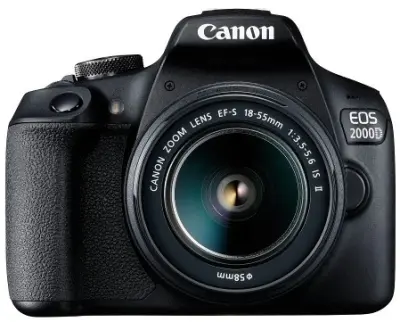 DSLR fotoaparat Canon EOS 2000D, 18-55mm IS, EF 50mm f1.8 STM
