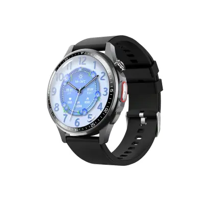 F240 pametni sat — 1.55 inch okrugli zaslon, 150+ sportskih načina Black