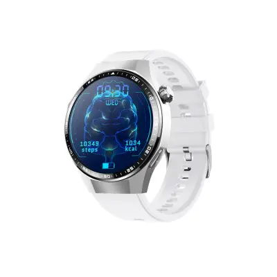 F230 pametni sat - 1.55 inch IPS okrugli zaslon, Bluetooth 5.3, IP67 White