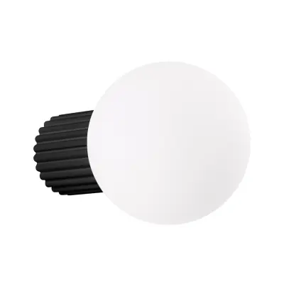 Zidna svjetiljka HALO crna IP44