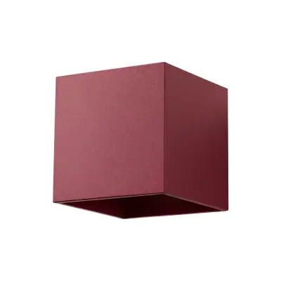 Zidna svjetiljka QUAD 1 burgund
