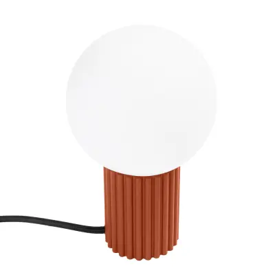 Stolna lampa HALO crvena oker