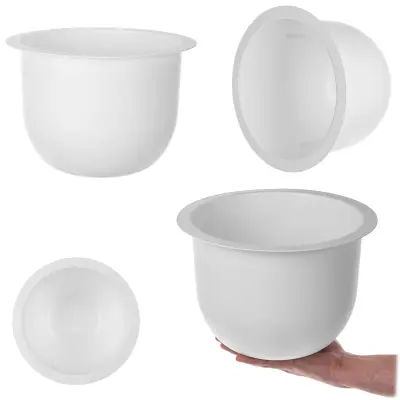 Loft round vložek za cvetlični lonec za gredice, bel 29 cm