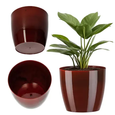 cvetlični lonec 18 cm round cvetlični lonec za dnevno sobo redce marmor