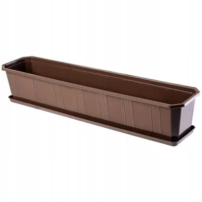 balkonski cvetlični lonec 80 cm sa stojalom za rože, ograja