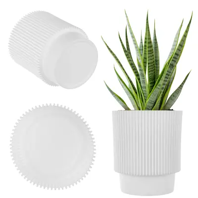 cvetlični lonec 13 cm pokor za rastne plastike cvetlični lonec bele boje