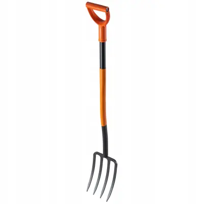 Vrtne vile KADAX, 4-krake vile za kopanje, kaljena kovina, 122 cm