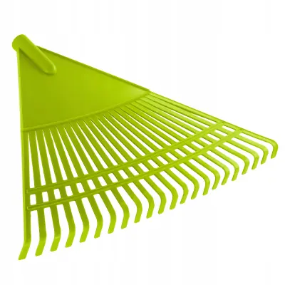 Grablje za listje i travo, plastike, vrtne, brez rihanka, radhe, 60 cm, 22 zoba