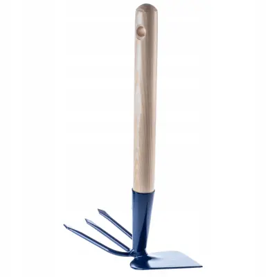 Vrtna motika za kopanje plevela z vilama 7 cm mala 32 cm