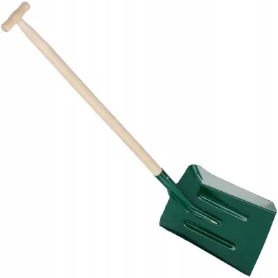 Lopata za pepel, premog, peć, fin pesek, žita, zrna 120 cm kovinska močna