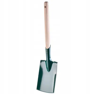Lopata Kovinska vrtna lopata Majhna močna lopata z rihankom 60 cm lopata