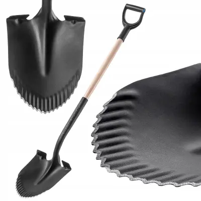 Ostra lopata 132 cm za kopanje vrta z rihankom