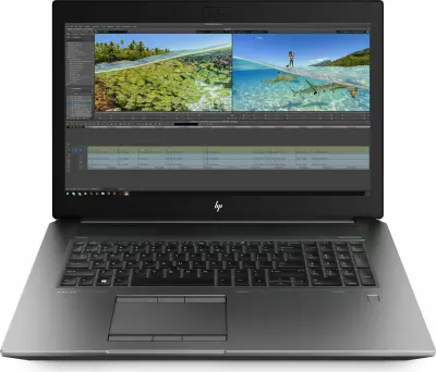 Obnovljen - znakovi upora - Laptop HP ZBook 17 G6 / i7 / RAM 32 GB / SSD Pogon / 17,3″ FHD