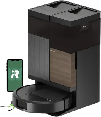 Roomba® Plus 575 Combo robot + AutoWash dock Black