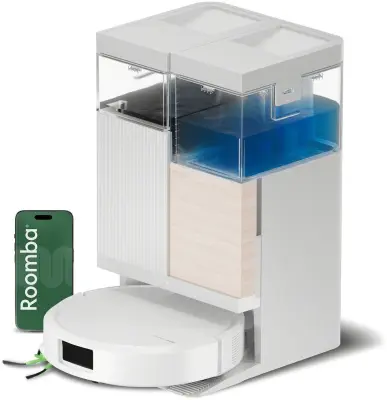 Roomba® Plus 575 Combo robot + AutoWash dock White