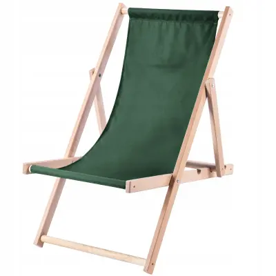 Leseni vrtni ležaljnik za na plažo, zložljn, poljski, visokokakovosten prážník