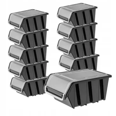 Organizator za pohranu, pladanj, radionica, 195 x 120 mm, komplet 10 kosova