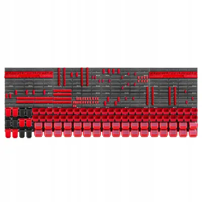 Delavska stenska ploča za alat 232x78 cm 82 kabina 80 drška Garaža