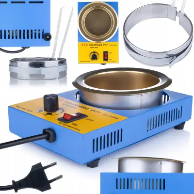 41-D Tigel Za Lemljenje – Posuda Za Kositar 100 mm, 350W | 100–550°C, Kapacitet 1200 g, 230V