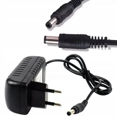 Napajanje 5V 3A – Impulsno Napajanje DC, Stabilan Izvor | 5V DC 3A, Utikač 5,5×2,1 mm, Kabel 90 cm, 83×55×36 mm