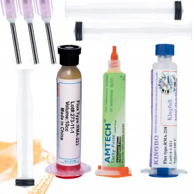 Set RMA-223 Topilo Za Lijevanje – Flux No-Clean, 3x Batni Dozator, Igla 1,025/1,275 mm | 10cc Štrcaljka