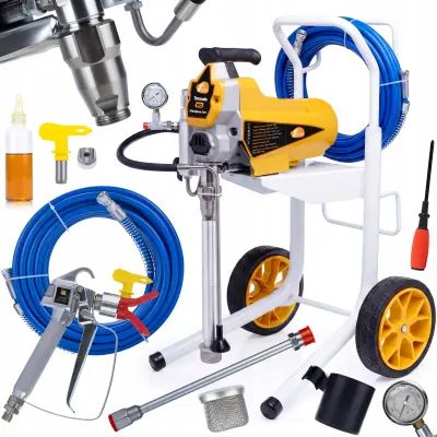 Tornado RT2 UltraSpray Cart Airless Uređaj Na Kolica – Mobilni Uređaj Za Prskanje | 1030W, 22 MPa, 2 L/min, Mlaznica 519, Cijev 10m