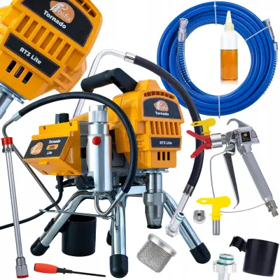 Tornado RT3 Lite Airless Uređaj Za Prskanje Boje – Bezkrtačni Motor 2000W | 3300 PSI, 2,2 L/min