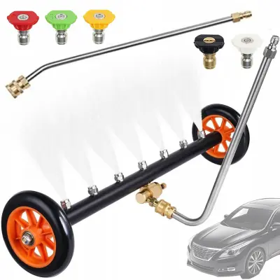 Set Cijev I 5 Mlaznica – Cijev 34 cm 30° Za Visokotlačni Perač | 1/4" Brzi Spoj, 7 Mlaznica, 250 bar, Od Nehrđajućeg Čelika