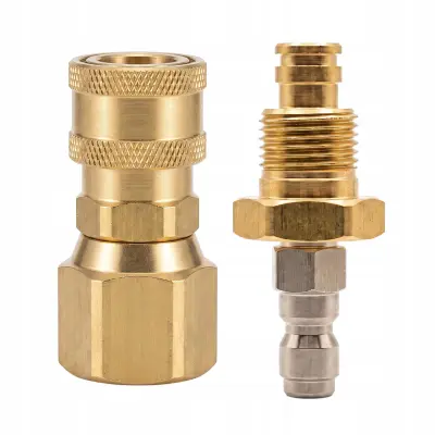 TR20F/TR20M Adapter Brze Spojnice – Zamjenski Dio za visokotlačni perač Kärcher | 1/4'', Mesing, Click, Izdržljiv