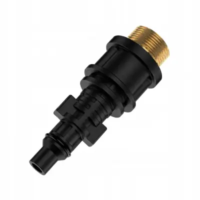 Zamjenski Dio Za Visokotlačni Perač Lavor Vertigo, Wave, Predator I Drugi – Adapter M22 Vanjski | Metalni Navoj M22, Plastika+Metal, Crno